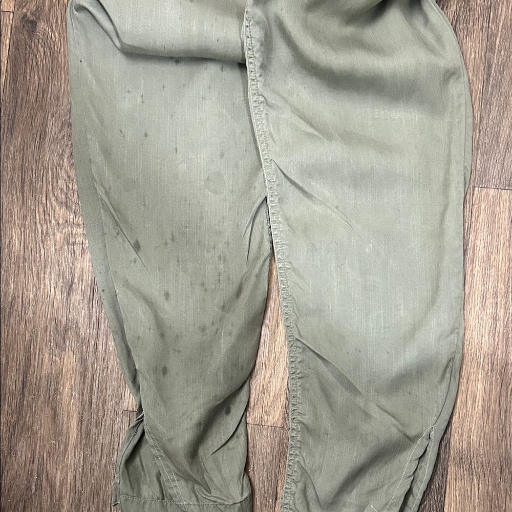 Etienne Marcel | M | Olive Green Women's Jumpsuit - Picture 7 of 11